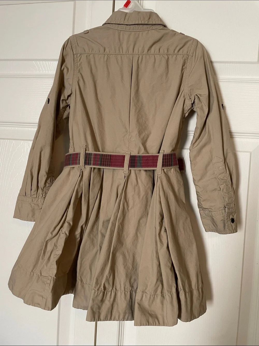 Toddler Girls’ Ralph Lauren Button-Front Belted Trench Dress